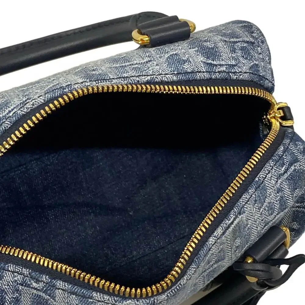Christian Dior Groove 20 Bag Small Handbag M1364UDCE49EU Cream Dark Navy